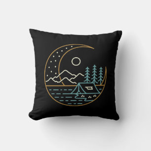 Camping on the Moon Cushion