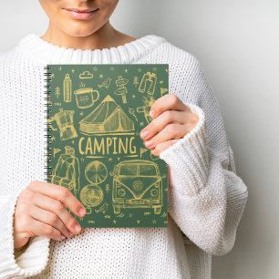 Camping Outdoor Illustration Notebook