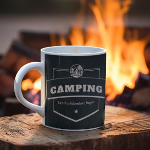 Camping Outdoor Let the adventure Begin Coffee Mug