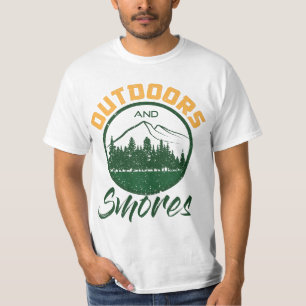 Camping - Outdoors And Smores T-Shirt