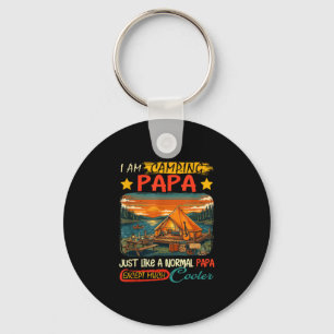 Camping papa definition much cooler father's day key ring