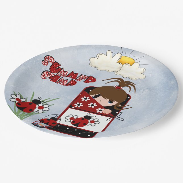 Camping -  Paper Plates 9" (Angled)