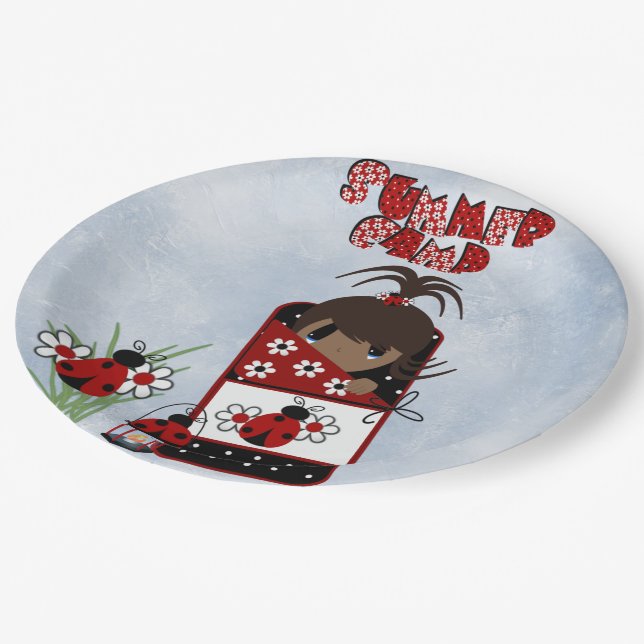 Camping -  Paper Plates 9" (Angled)
