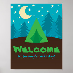 Camping Party Poster