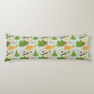 Camping Pattern Body Cushion
