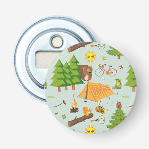 Camping Pattern Bottle Opener