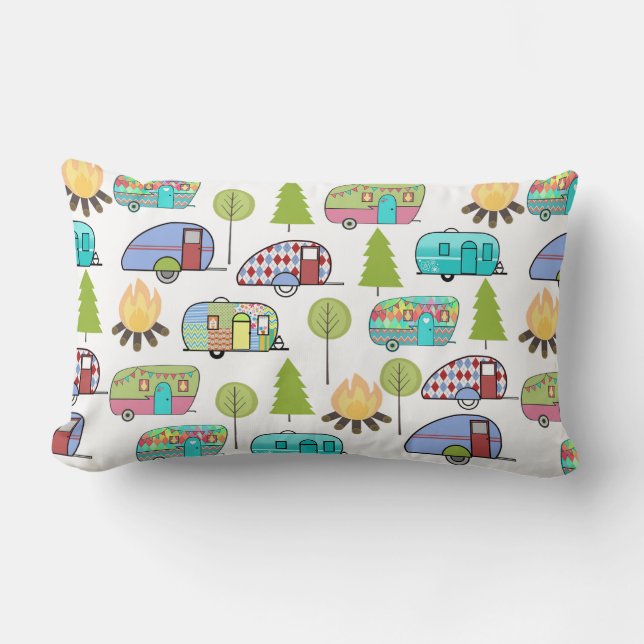 Camping Pattern Pillows (Front)