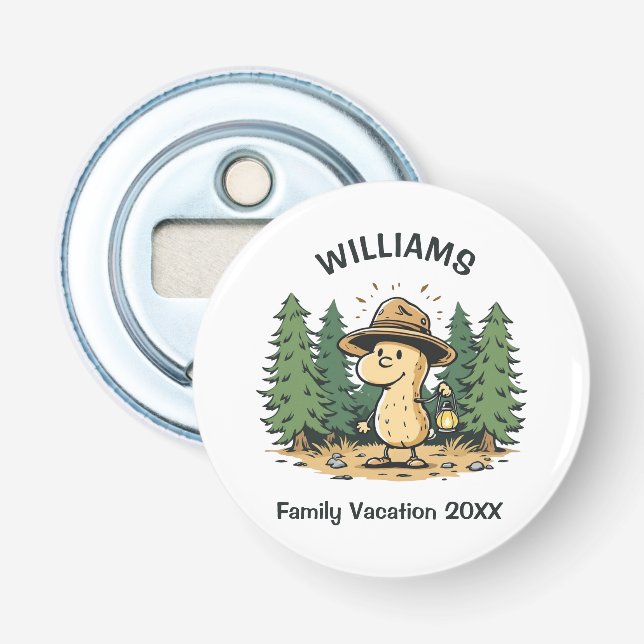 Camping Peanut Bottle Opener (Front)