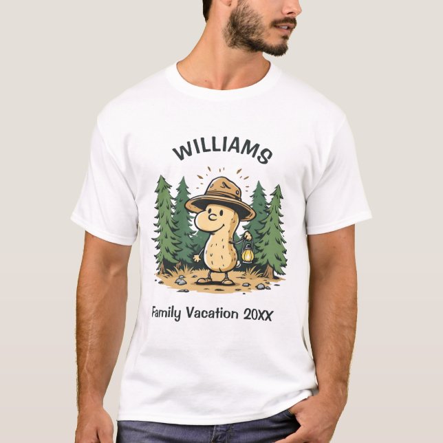 Camping Peanut T-Shirt (Front)