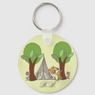 Camping personalisiert key ring