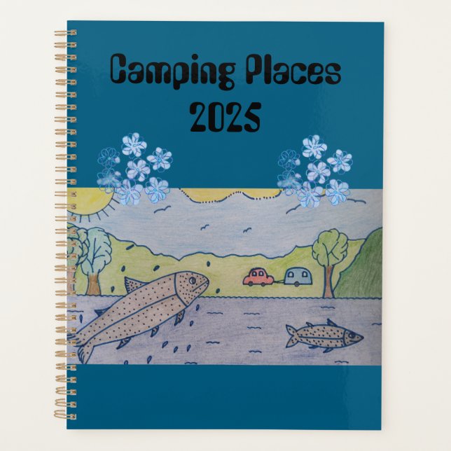Camping Places 2025 Planner (Front)