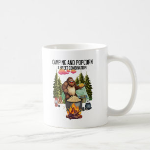 Camping & Popcorn a Sweet Combination Coffee Mug
