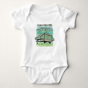Camping PopUp Baby Bodysuit