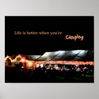 Camping Poster
