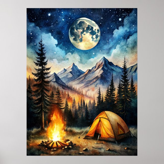 Camping Poster (Front)