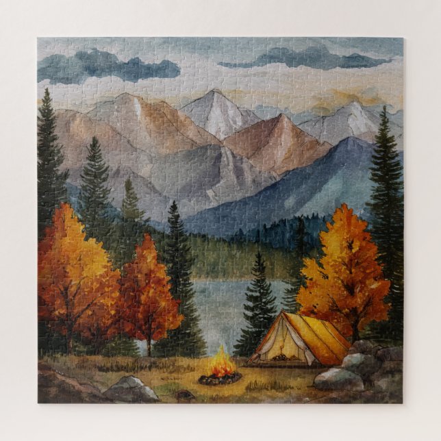 Camping Puzzle (Vertical)