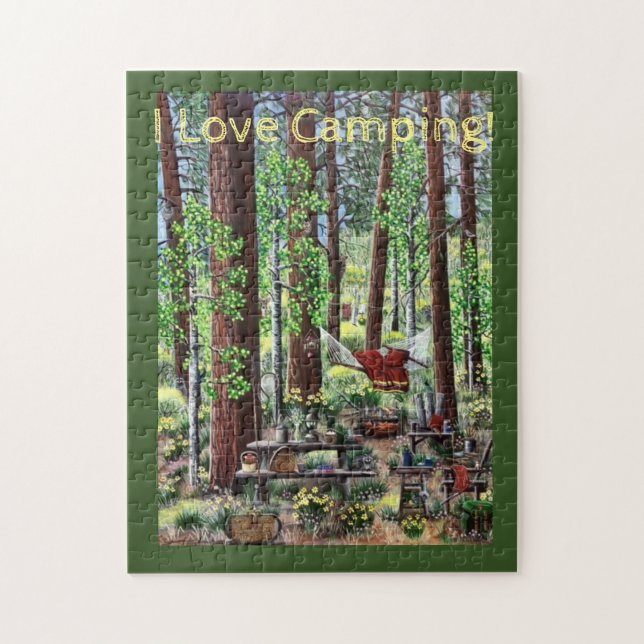 Camping Puzzle (Vertical)