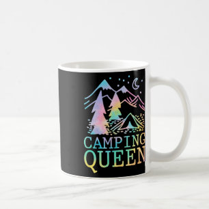 Camping Queen Elegant Camping Night Graphic Coffee Mug