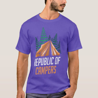 Camping Republic Of Campers girl T-Shirt
