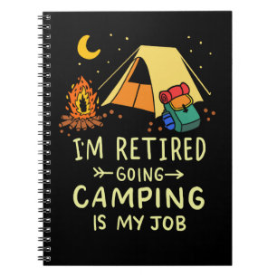 Camping Retirement Camper camper Notebook