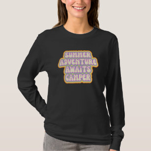 Camping Retro Travel Summer Adventure Awaits Campe T-Shirt