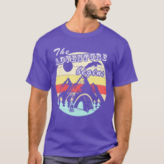 Camping Retro Vintage Adventure Camping Gift funny T-Shirt