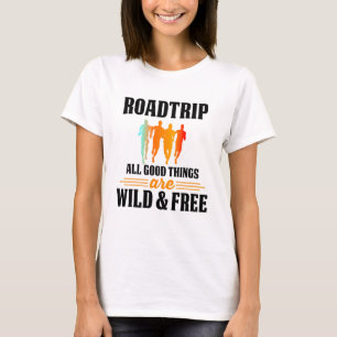 Camping Road Trip Convertible Vanlife Oldtimer Say T-Shirt