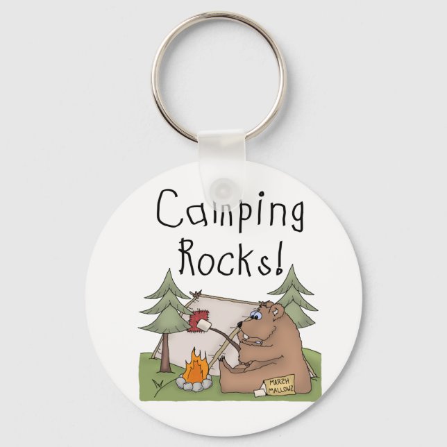 Camping Rocks Key Ring (Front)