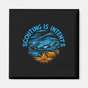 Camping Scouting Is Intents Scout Camper Camping 1 Magnet