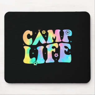 Camping Shirt Camp Life Groovy Camper Camp Camping Mouse Pad