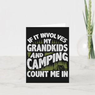 Camping Shirt Grandpa Camper Rv Camping Vacation G Card
