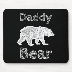 Camping Shirts For Men Funny Daddy Bear T Shirt Fa Mouse Pad