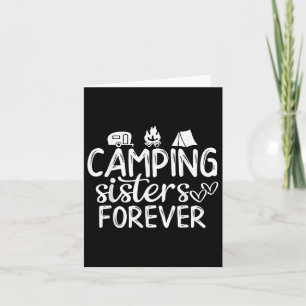 Camping Sisters Forever Card