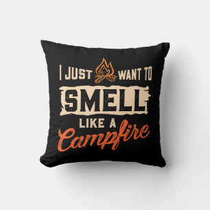 Camping - Smell Like A Campfire Cushion