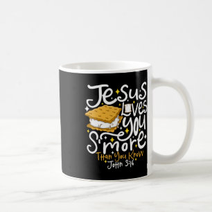 Camping Smore Jesus Loves You John Bible Verse Chr Coffee Mug