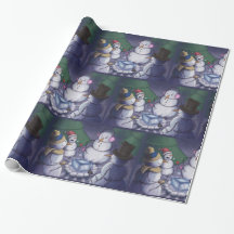 Camping Snowmen Christmas