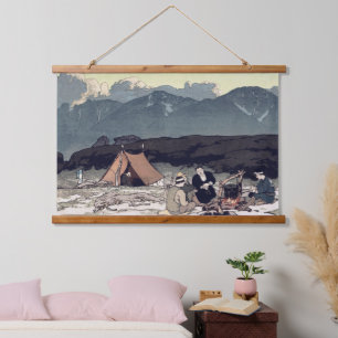 Camping Southern Japan Alps Yoshida Hiroshi 1928 Hanging Tapestry