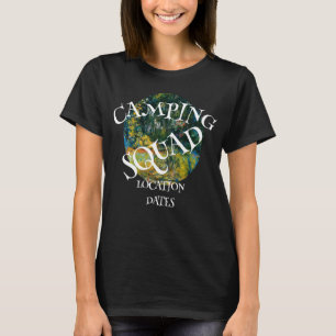 CAMPING SQUAD 2027 2026 2025 2024 2023 2022 2021 T-Shirt