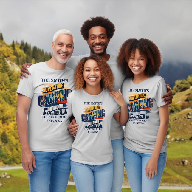Camping squad matching family trip adventure T-Shirt (Creator Uploaded)