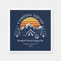 Camping Squad Matching Family Vacation Custom