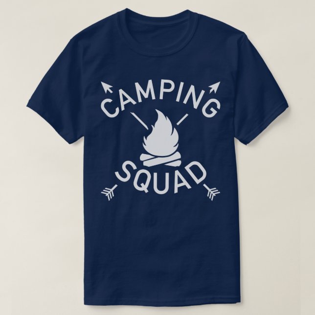 Camping Squad T-Shirt (Design Front)