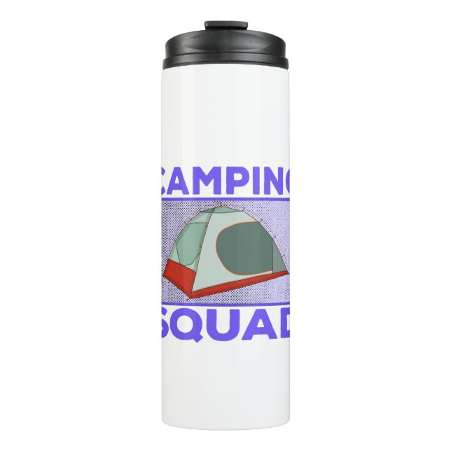 Camping Squad Thermal Tumbler (Front)