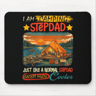 Camping stepdad definition much cooler father's mouse pad