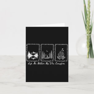 Camping Summer Vacation Camp Life Is Better Card