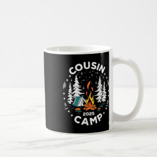 Camping Summer Vacation Crew Cousin Camp 2025  Coffee Mug
