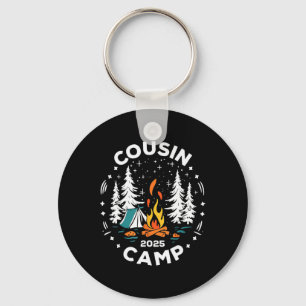 Camping Summer Vacation Crew Cousin Camp 2025  Key Ring
