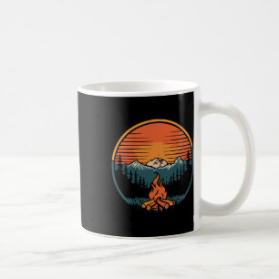 Camping Sunset Campfire Retro Camp Camper Vintage  Coffee Mug