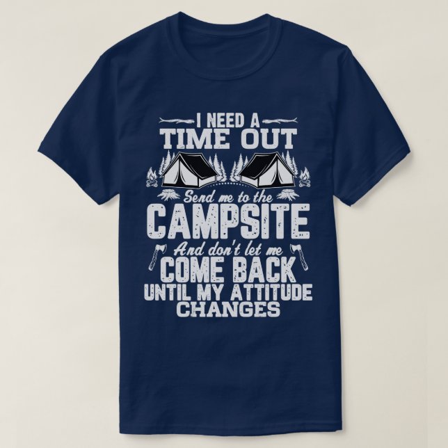 Camping  T-Shirt (Design Front)