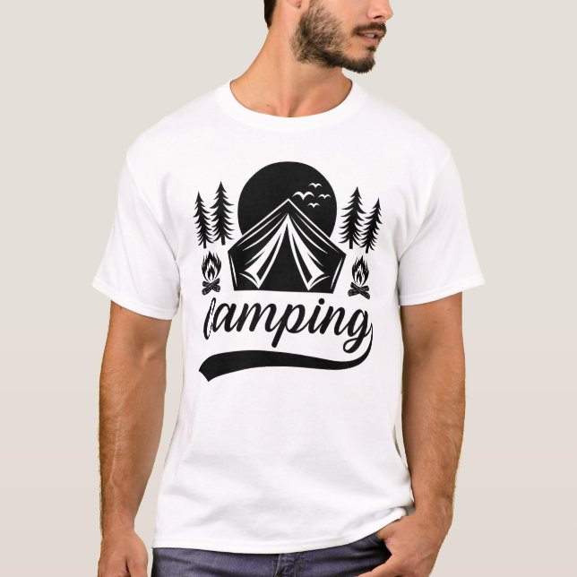 Camping  T-Shirt (Front)