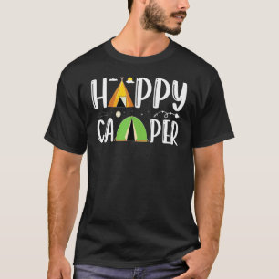 Camping Tent Happy Camper Camper Outdoor Activity T-Shirt